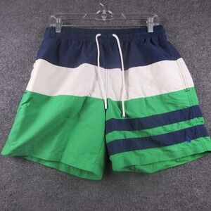 Polo Ralph Lauren Swim Shorts‎ Mens Large Multicolor Colorblock Trunks Lined